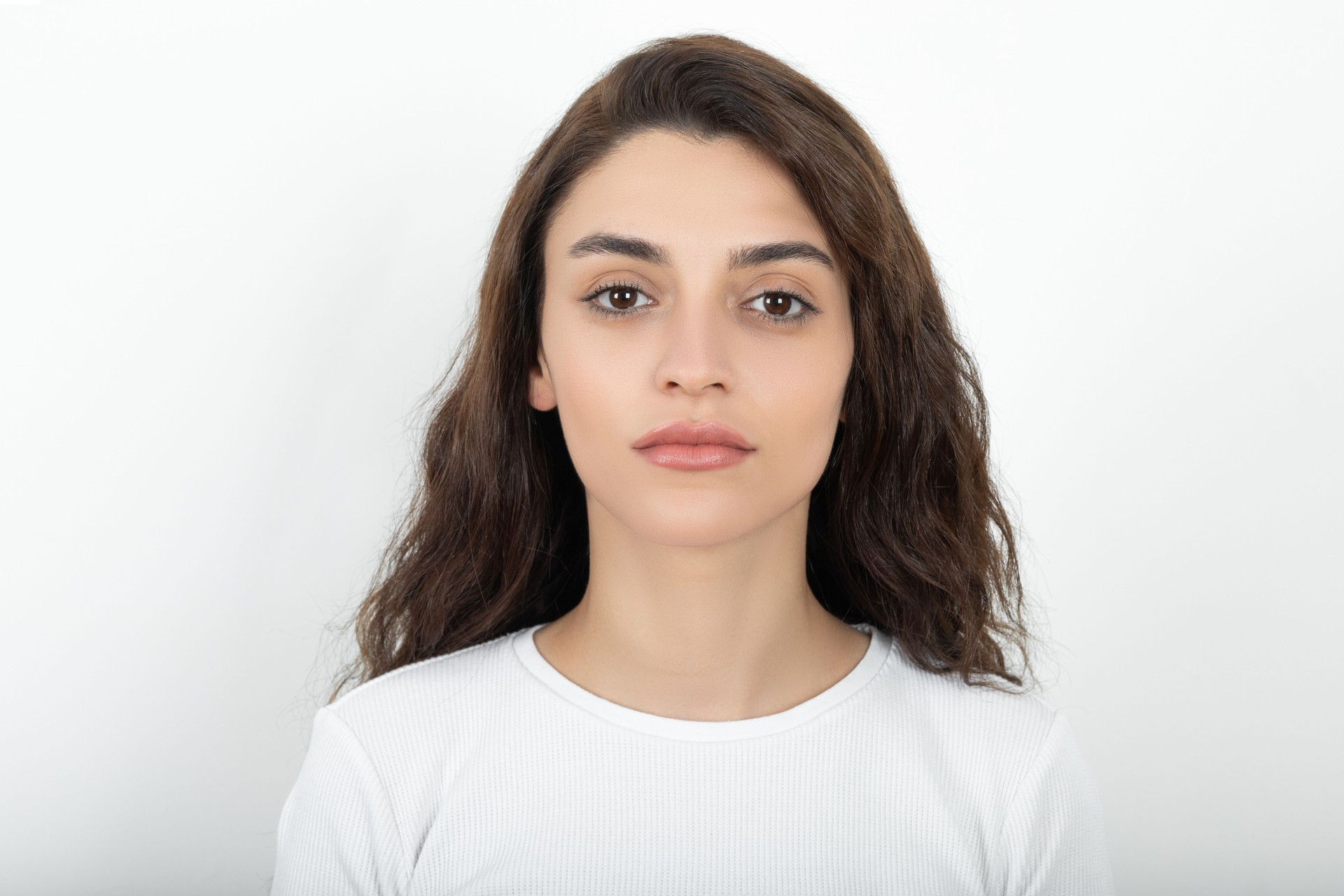 Woman looking at camera